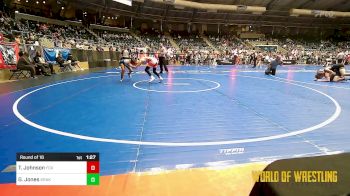 125 lbs Round Of 16 - Taya Johnson, Fox Valley Elite vs Gianna Jones, Kraken