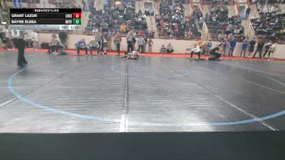 95_B lbs Round Of 32 - Grant Lazor, Chestnut Ridge vs Bayne Elsea, Meyersdale