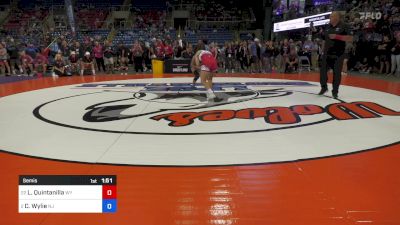 112 lbs Semis - Lilly Quintanilla, WY vs Charlie Wylie, NJ