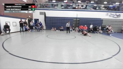 63 lbs Cons. Round 2 - Ingrid Rodriguez, Grizzly Wrestling Club vs Liam Martindale, Warhawk Wrestling Club