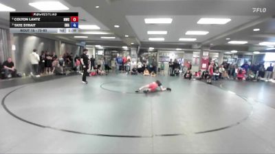 75-80 lbs Round 1 - Colton Lantz, Middleton Wrestling Club vs Tate Strait, Sublime Wrestling Academy