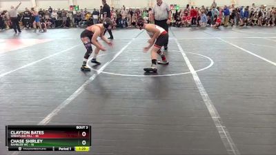 100 lbs Round 1 (6 Team) - Chase Shirley, Rambler WC vs Clayton Bates, Wrestling Mill