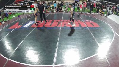 138 lbs Quarters - Hudson Morris, Alaska vs Wyatt Christensen, Utah