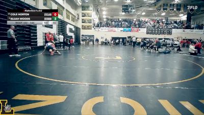 144 lbs 5th Place Match - Elijah Woods, Seckman vs Cole Horton, St. Clair