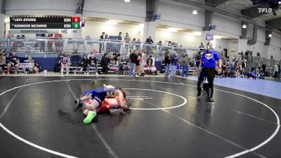 140 lbs Quarterfinal - Levi Atkins, North DeSoto Wrestling Academy vs Konnor McInnis, North DeSoto Wrestling Academy