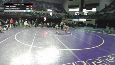 138 lbs Quarterfinal - Sam Wyland, Eastside vs Kayleb Pinckney, Summerville