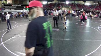 65 lbs Quarterfinal - Tripp Chrisman, York Wrestling Club vs Colton Haag, Nebraska Elite Wrestling Club