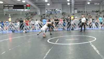 138 lbs Round Of 64 - Zane Crouse, TNWC Silver Fox - HSB vs Avery Jaime, PSF Wrestling Academy - HSB