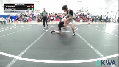 132 lbs Round Of 16 - Lucas Yates, Newcastle Youth Wrestling vs Cole Nguyen, Standfast