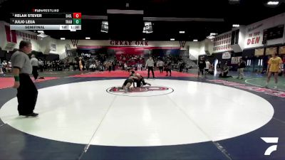 165 lbs Semifinal - Kelan Stever, San Clemente vs Julio Leija, Trabuco Hills