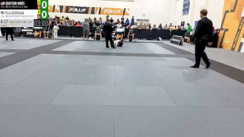 Grayson Hines vs Isla Heineman 2026 PBJJF Pan American Jiu-Jitsu Championships