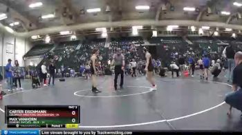 126 lbs Round 3 (6 Team) - Carter Eisenmann, Columbus Wrestling Organization vs Max Vanhorn, Kearney Matcats - Blue