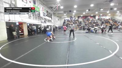 138 lbs Quarterfinal - Jack Burmahln, Valencia/Placentia vs Johnny Overgaag, Palm Desert