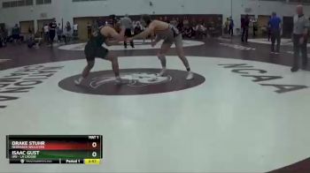 184 lbs Quarterfinal - Drake Stuhr, Nebraska Wesleyan vs Isaac Gust, UW - La Crosse