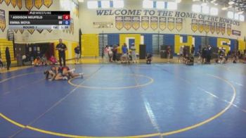 100 lbs Round 1 - Addison Neufeld, Daughters Of Zion vs Emma Moya, Heat Wave