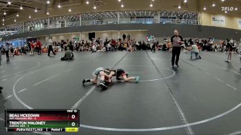 56 lbs Round 2 - Trenton Maloney, Kardiac Kidz vs Beau McKeown, Mat Assassins Red