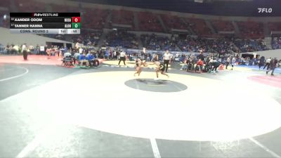 6A Boys 150 lbs Cons. Round 2 - Xander Odom, North Salem Boys vs Tanner Hanna, Aloha Boys