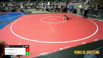 64 lbs Consi Of 4 - Rylan Sandoval, Cowboy Wrestling Club vs Max Lindquist, Wentzville Wrestling Federation