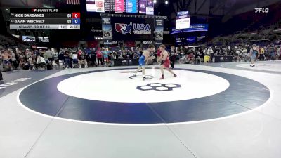 144 lbs Champ. Rd Of 16 - Nick Dardanes, CO vs Gavin Weichelt, CO