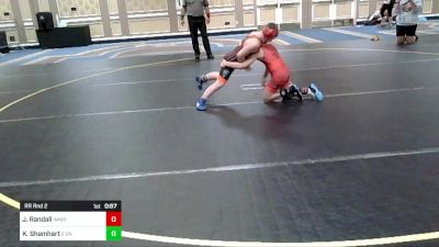 87 lbs Rr Rnd 2 - Jaxon Randall, Immortal/Jesup Mat Club vs Kayson Shamhart, 2 On 1 Warriors