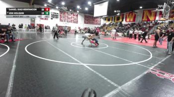 138 lbs Cons. Semi - Daniel Diaz-Bentancor, Santa Monica vs Jon Holquin, La Mirada