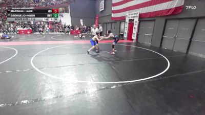 110 lbs Champ. Round 1 - George Johnson, Mukwonago Wrestling Club vs Marshall Laux, Askren Wrestling Academy