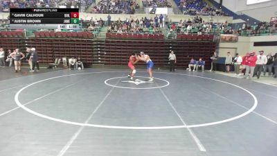 215 lbs Round Of 16 - Gavin Calhoun, Boiling Springs vs Justin Brown, James Island