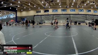 100 lbs Round 7 (8 Team) - Brayden Barker, Burnett Trained WC vs Brady Zabriskie, Richmond WC