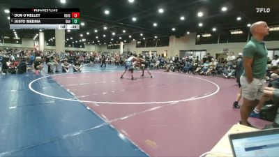 132 lbs Cons. Round 4 - Don O`Kelley, Van Buren High School vs Justo Medina, Davenport
