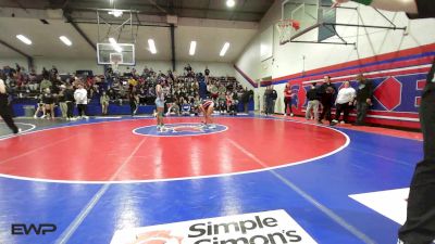 126 lbs Round Of 32 - Iris Cisneros, Newman Middle vs Trinity McCloud, Bartlesville High School