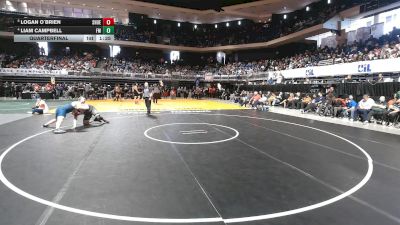 6A 285 lbs Quarterfinal - Logan O`Brien, Killeen Shoemaker vs Liam Campbell, Lewisville Flower Mound