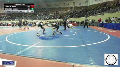 101 lbs Consi Of 16 #2 - Landon Dietz, Cushing vs Braxton Jones, Collinsville Junior High