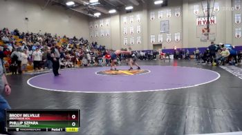 190 lbs Champ. Round 3 - Brody Belville, Brentwood Aca. vs Phillip Szpara, Hendersonville