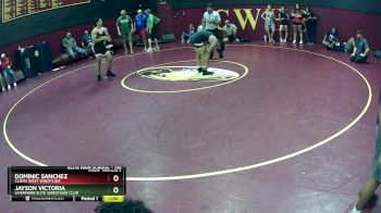 155 lbs Cons. Round 1 - Dominic Sanchez, Clovis West Wrestling vs Jayson Victoria, Livermore Elite Wrestling Club