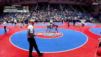120 lbs 3rd Place Match - Jannelle Sidbury, Kennesaw Mountain vs Kaitlyn Fields, Cedartown