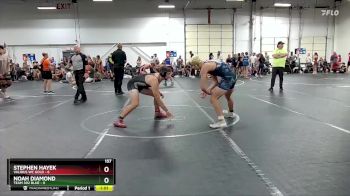 157 lbs Finals (2 Team) - Stephen Hayek, Validus WC Gold vs Noah Diamond, Team 302 Blue