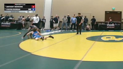 115 lbs Quarters - Anthony Newsome vs Colton Riordan, Barn Brothers