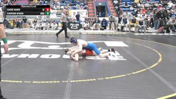 121 lbs Qtr-finals - Gabe Baer, Saucon Valley vs Carter Ickes, Chestnut Ridge