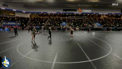 130 lbs Quarterfinal - Carleigh Arjes, Mason City vs Aubrie Rohrbacher, Huntley