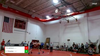 285 lbs Champ. Round 1 - Gabriel Jackson, Patriots Wrestling Club vs Carlos Posadas, Lawrence North Wrestling Club