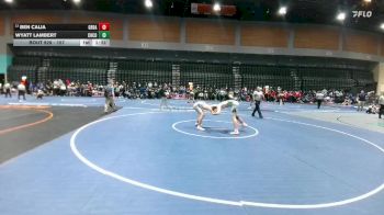 157 lbs Champ. Round 2 - Ben Calia, Granite Bay vs Wyatt Lambert, Churchill County