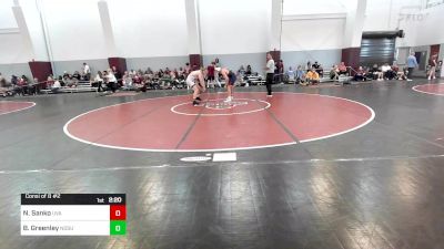 157 lbs Consi Of 8 #2 - Nick Sanko, Virginia vs Boeden Greenley, North Dakota State