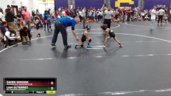 47 lbs Cons. Round 2 - Liam Gutierrez, Blythewood Bengals vs Zavier Simmons, Summerville Takedown Club