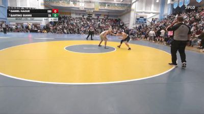 157 lbs Quarterfinal - Santino Sianni, Salesianum vs Daniel Hague, Delaware Military Academy