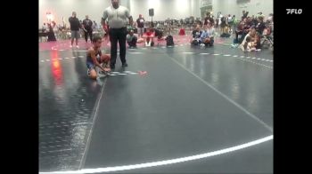 90 lbs 3rd Place Match - Michael **Franceschini, SLATE WRESTLING ACADEMY vs Karter Williams, Tough House Wrestling Club