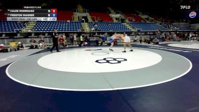 285 lbs Cons. Sub-quarters - Caleb Rodriguez, PA vs Preston Wagner, NE