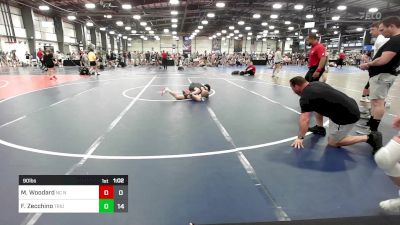 90 lbs Rr Rnd 2 - Michael Woodard, NC National Team vs Franco Zecchino, Triumph Maize