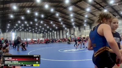 127 lbs Semis - R1 Wb - Sierra Chiesa, Team Pennsylvania Blue vs Lily Oh, Virginia Killers