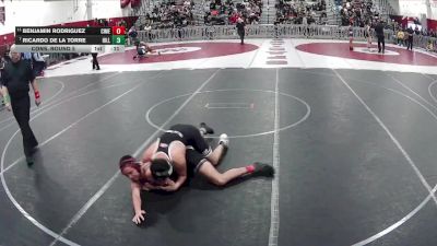 165 lbs Cons. Round 5 - Ricardo De La Torre, Hilltop vs Benjamin Rodriguez, Cimarron Memorial