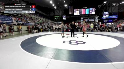 120 lbs Champ. Rd Of 128 - Jarold Cristian Cervantes Beune, FL vs Landon Gottschalk, IA